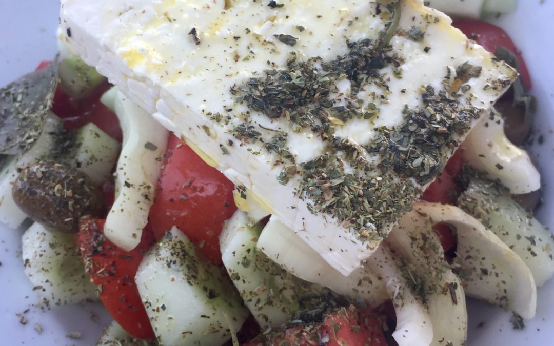 A Greek Salad Odyssey  (And The Health Benefits For Your Digestion)