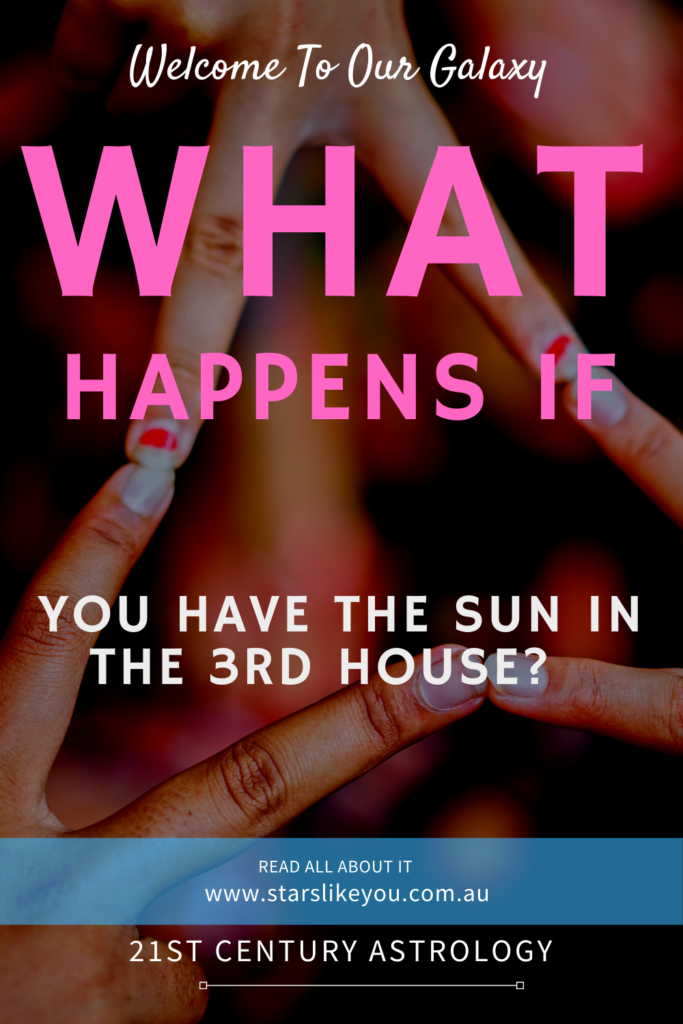 The maneing od the sun in the third house in astrology #thirdhouse, #astrologyhouses